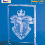 RT10 - Rectangle Thin 3D Crystal